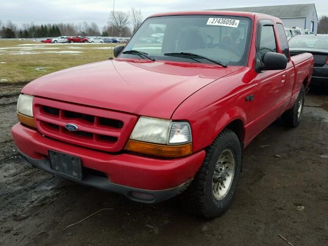 1FTYR14X9XTA06216 - 1999 FORD RANGER SUP RED photo 2