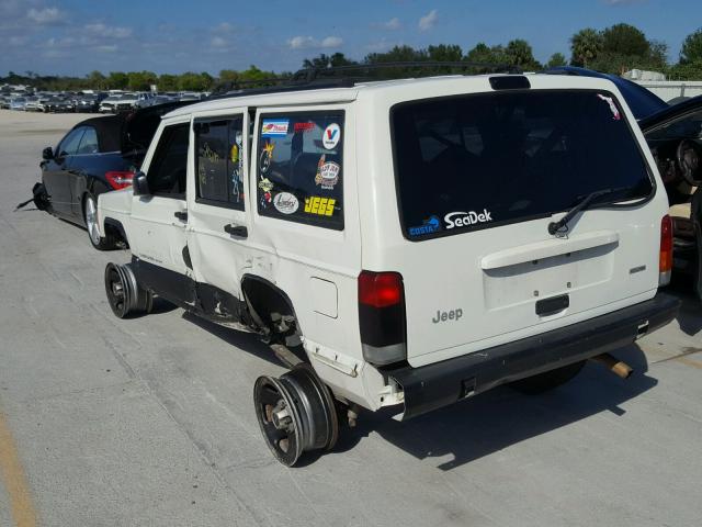 1J4FT48S61L551512 - 2001 JEEP CHEROKEE S WHITE photo 3