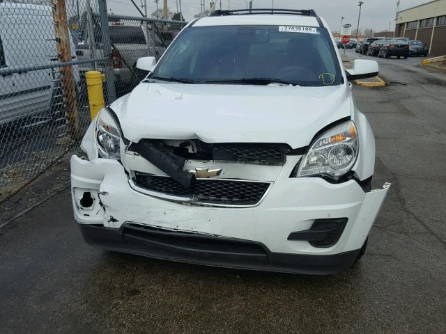 2CNFLEEC4B6456607 - 2011 CHEVROLET EQUINOX LT WHITE photo 9