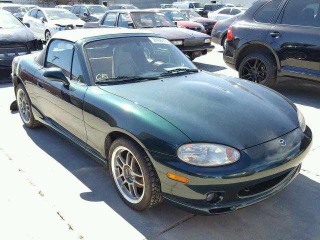 JM1NB3539Y0155971 - 2000 MAZDA MX-5 MIATA GREEN photo 1