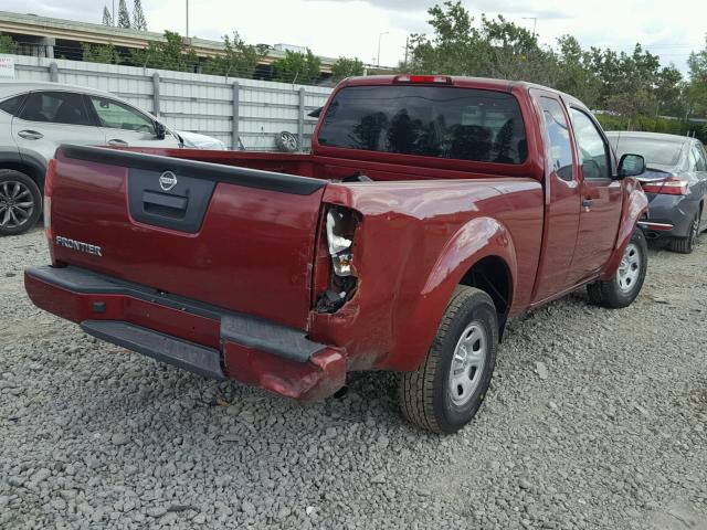 1N6BD0CT1HN765989 - 2017 NISSAN FRONTIER S RED photo 4