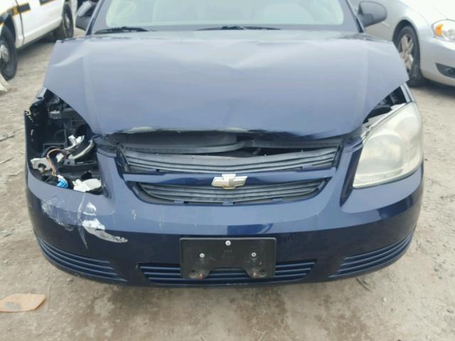 1G1AK18H797126724 - 2009 CHEVROLET COBALT LS BLUE photo 7