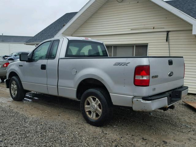 1FTRF12W48KE15710 - 2008 FORD F150 SILVER photo 3