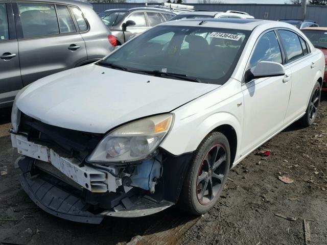 1G8ZS57B89F123426 - 2009 SATURN AURA XE WHITE photo 2