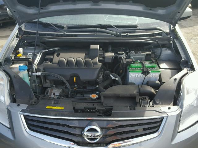 3N1AB6AP1AL714935 - 2010 NISSAN SENTRA 2.0 SILVER photo 7