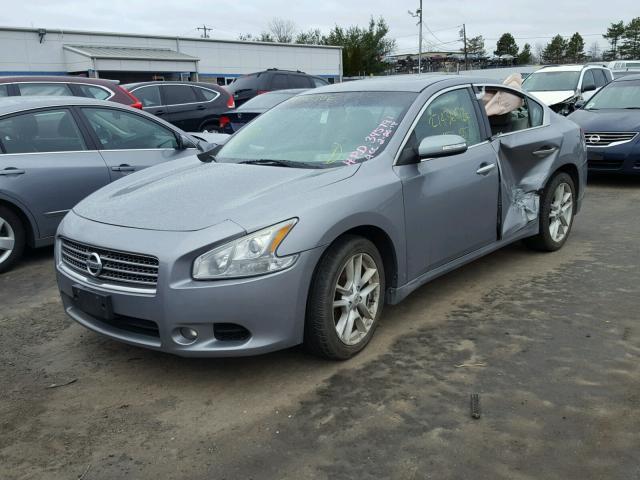 1N4AA51E89C800183 - 2009 NISSAN MAXIMA S GRAY photo 2