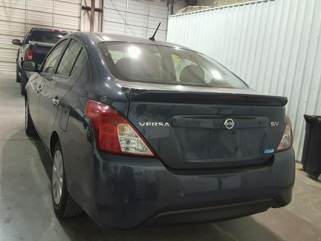 3N1CN7AP0GL870575 - 2016 NISSAN VERSA S BLUE photo 3