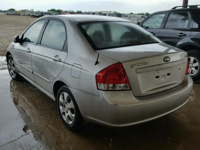 KNAFE221895654030 - 2009 KIA SPECTRA EX SILVER photo 3