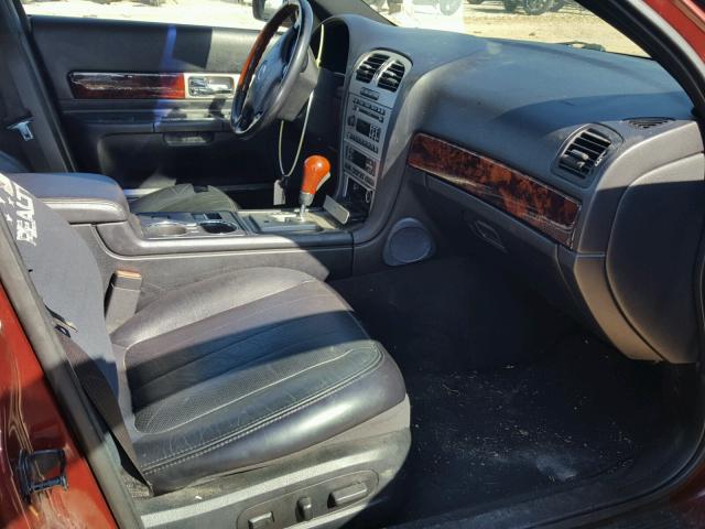 1LNHM87A63Y687684 - 2003 LINCOLN LS BURGUNDY photo 5