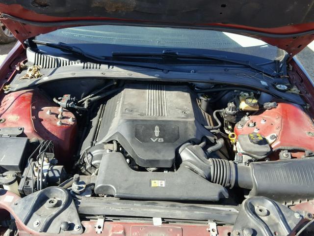 1LNHM87A63Y687684 - 2003 LINCOLN LS BURGUNDY photo 7