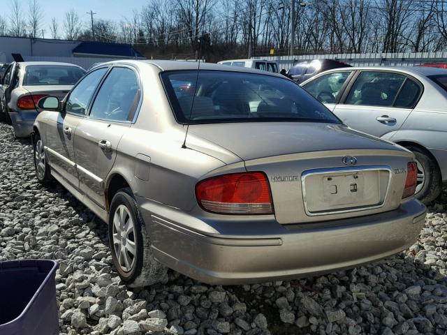 KMHWF25S85A156329 - 2005 HYUNDAI SONATA GL BEIGE photo 3