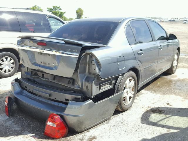 1G1ZU54875F183306 - 2005 CHEVROLET MALIBU LT BLUE photo 4