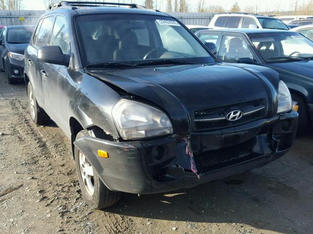 KM8JM12B16U412793 - 2006 HYUNDAI TUCSON GL BLACK photo 1