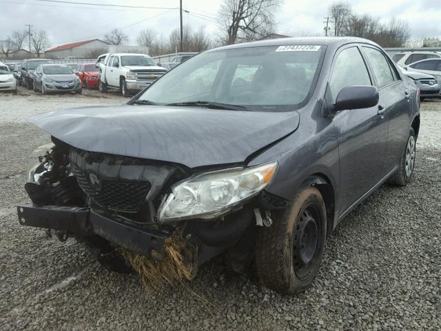 JTDBL40E499036415 - 2009 TOYOTA COROLLA BA GRAY photo 2