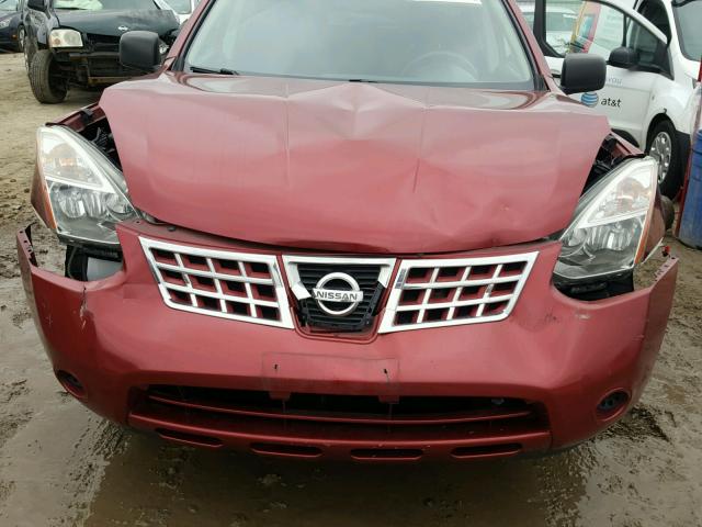 JN8AS5MV6AW141501 - 2010 NISSAN ROGUE S RED photo 9