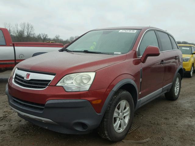 3GSDL43N09S512987 - 2009 SATURN VUE XE RED photo 2