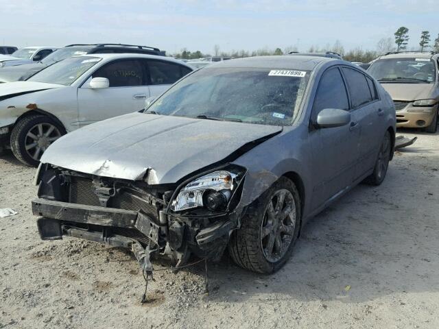 1N4BA41E18C835676 - 2008 NISSAN MAXIMA SE GRAY photo 2