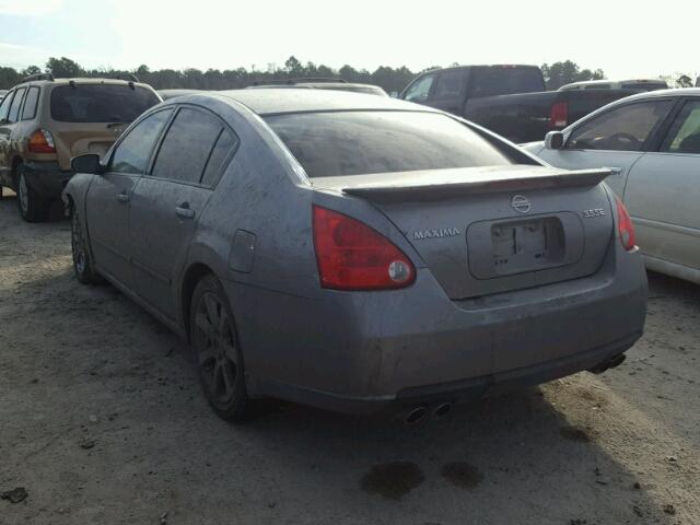 1N4BA41E18C835676 - 2008 NISSAN MAXIMA SE GRAY photo 3