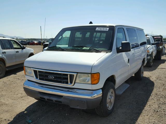 1FBNE31L47DA47184 - 2007 FORD ECONOLINE WHITE photo 2