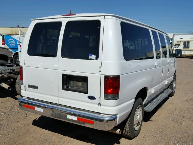 1FBNE31L47DA47184 - 2007 FORD ECONOLINE WHITE photo 4