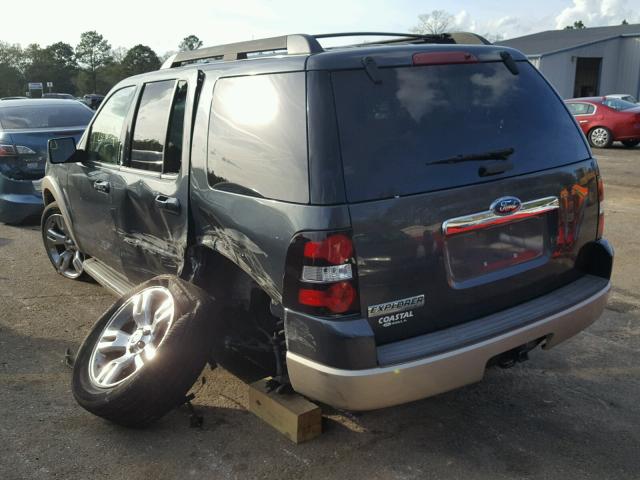 1FMEU64E59UA26453 - 2009 FORD EXPLORER E GRAY photo 3