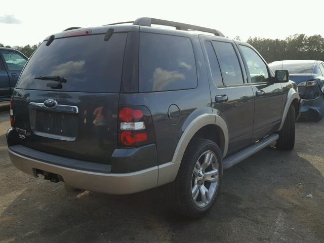 1FMEU64E59UA26453 - 2009 FORD EXPLORER E GRAY photo 4