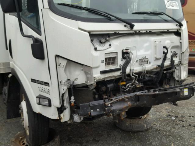 54DC4W1B9FS803807 - 2015 ISUZU NPR HD WHITE photo 9