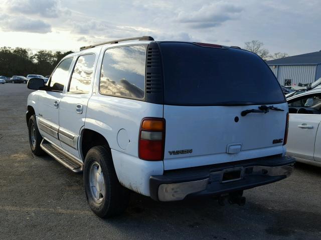 1GKEC13Z23R152492 - 2003 GMC YUKON WHITE photo 3