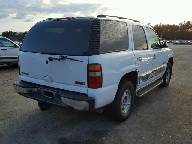 1GKEC13Z23R152492 - 2003 GMC YUKON WHITE photo 4