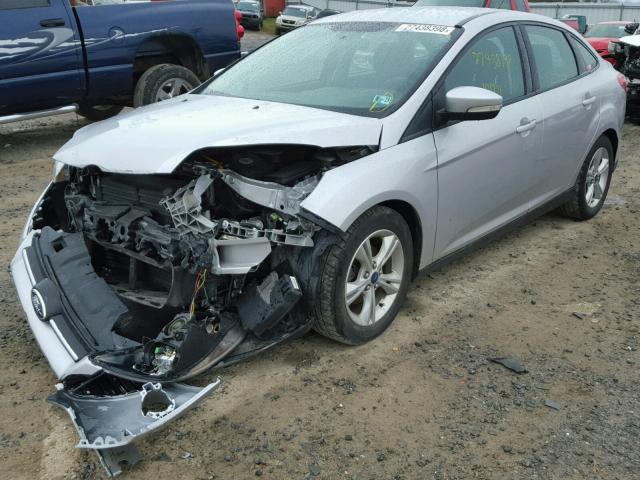 1FADP3F2XEL296373 - 2014 FORD FOCUS SE SILVER photo 2