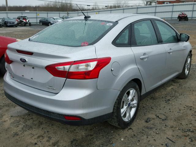 1FADP3F2XEL296373 - 2014 FORD FOCUS SE SILVER photo 4