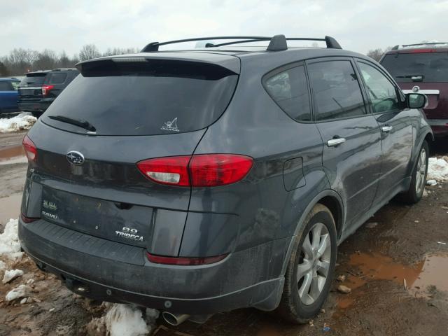 4S4WX85D374406028 - 2007 SUBARU B9 TRIBECA GRAY photo 4