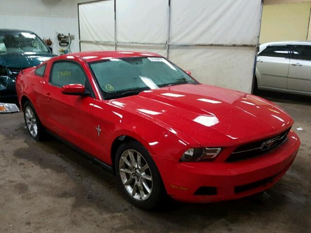 1ZVBP8AM4B5149678 - 2011 FORD MUSTANG RED photo 1