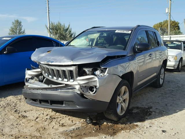 1C4NJCBA2GD553763 - 2016 JEEP COMPASS SP SILVER photo 2