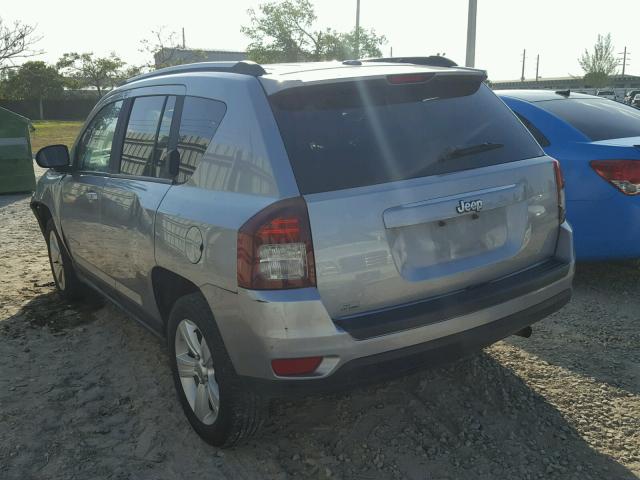 1C4NJCBA2GD553763 - 2016 JEEP COMPASS SP SILVER photo 3