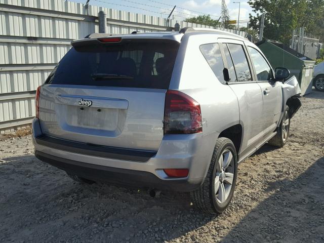 1C4NJCBA2GD553763 - 2016 JEEP COMPASS SP SILVER photo 4