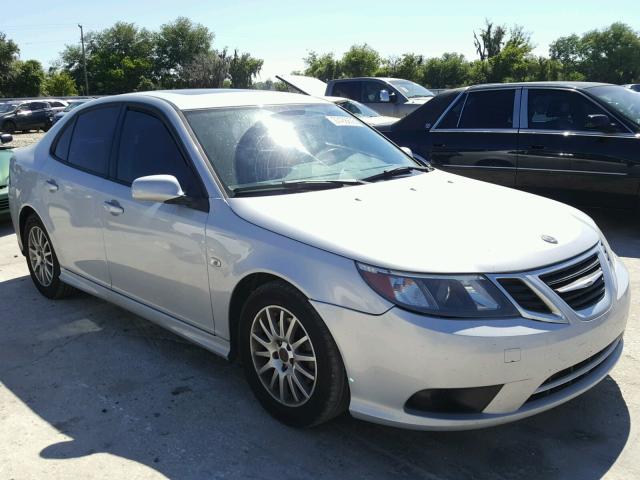 YS3FB49Y681149502 - 2008 SAAB 9-3 2.0T SILVER photo 1