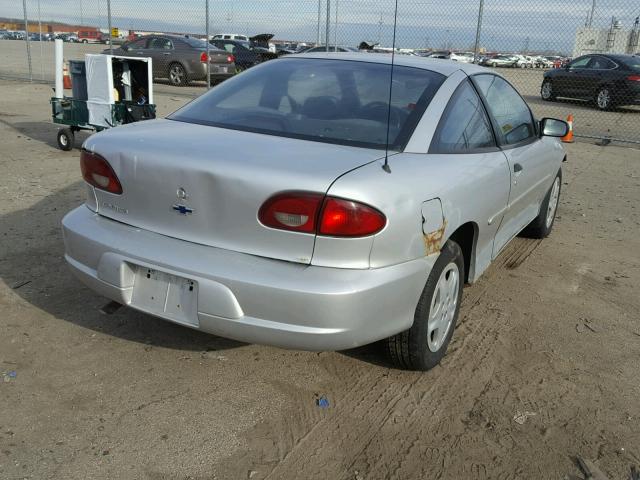 1G1JC1242Y7148017 - 2000 CHEVROLET CAVALIER SILVER photo 4