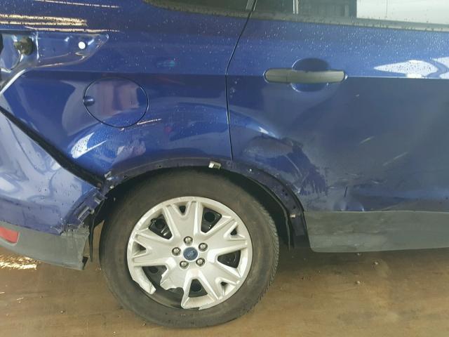 1FMCU0F77EUD24256 - 2014 FORD ESCAPE S BLUE photo 9