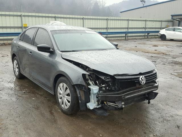 3VW1K7AJ5BM068256 - 2011 VOLKSWAGEN JETTA BASE GRAY photo 1