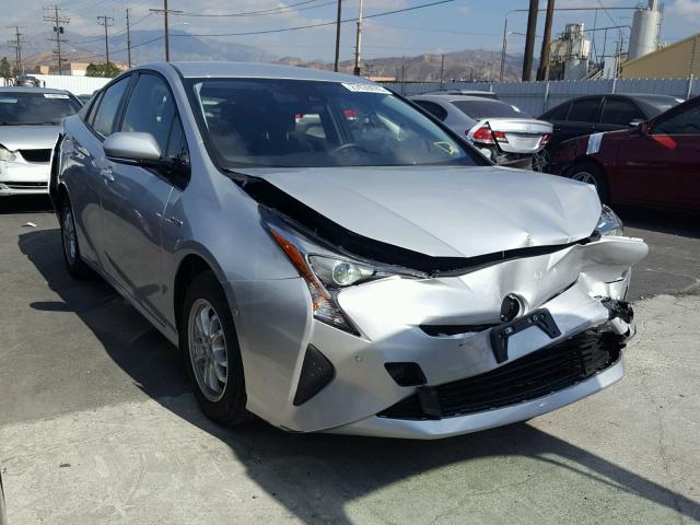 JTDKBRFU3H3575494 - 2017 TOYOTA PRIUS SILVER photo 1