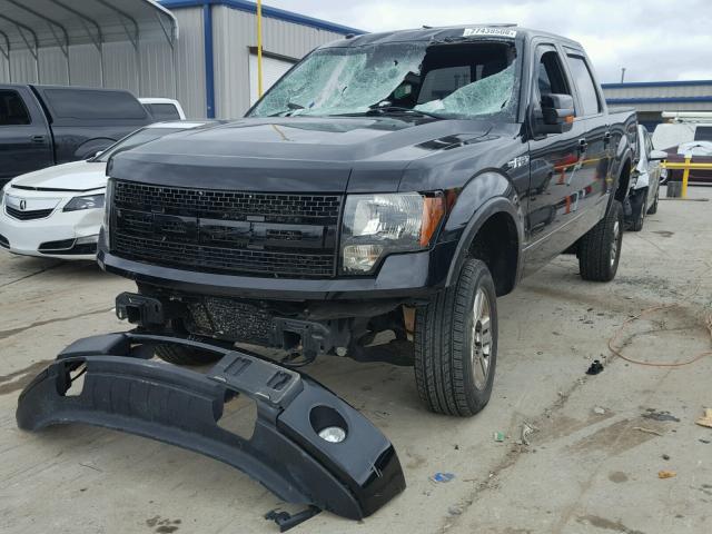 1FTFW1ET2BFC33461 - 2011 FORD F150 SUPER BLACK photo 2