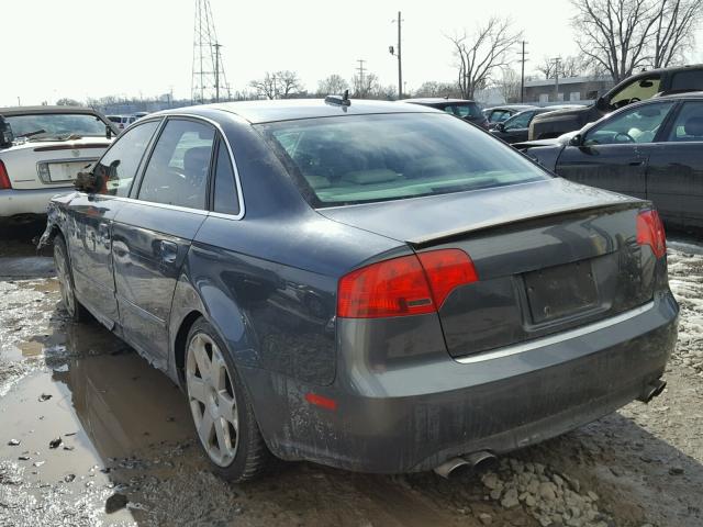 WAUGL68E65A476180 - 2005 AUDI NEW S4 QUA CHARCOAL photo 3