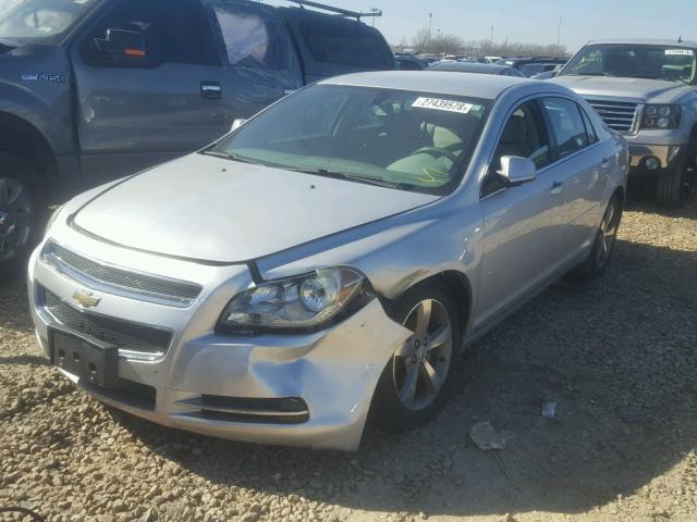 1G1ZJ57B99F197729 - 2009 CHEVROLET MALIBU 2LT SILVER photo 2