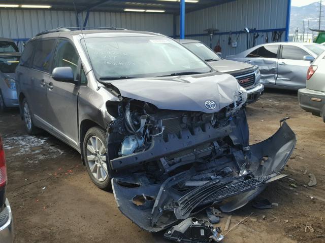 5TDJK3DCXBS015755 - 2011 TOYOTA SIENNA LE GRAY photo 1