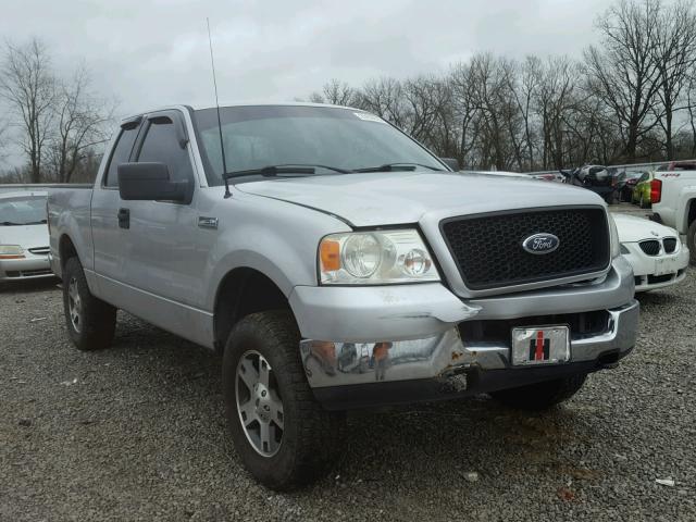 1FTPX14575KC65662 - 2005 FORD F150 SILVER photo 1