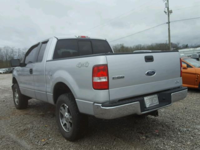 1FTPX14575KC65662 - 2005 FORD F150 SILVER photo 3