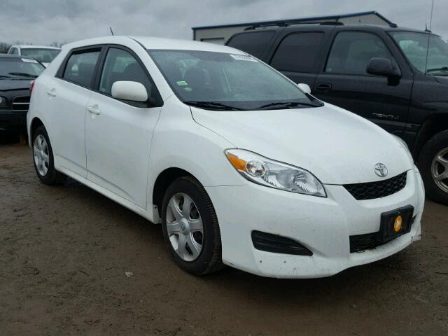 2T1KU40E69C037539 - 2009 TOYOTA COROLLA MA WHITE photo 1