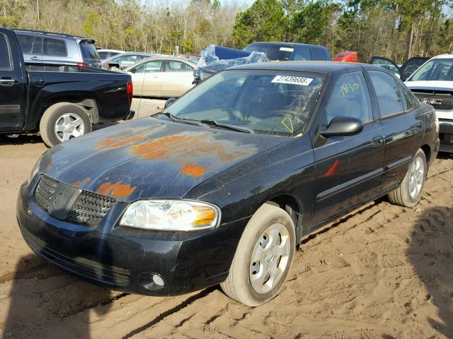 3N1CB51D26L558159 - 2006 NISSAN SENTRA 1.8 BLACK photo 2