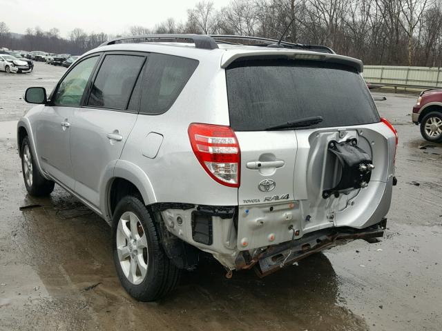 JTMDF4DV5AD032269 - 2010 TOYOTA RAV4 LIMIT SILVER photo 3